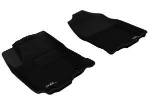 Toyota RAV4 Hybrid Floor Mats - Front - 3D MAXpider - Kagu Series - Black - `13-`18